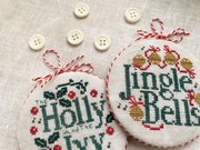 Joyful Christmas Ornaments 2026 - Cross Stitch Pattern, different perspective #1. Select this picture to zoom in