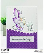 Bundle Girl Bunny - Easter Cling Stamp