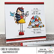 Oddball Snow White - Cling Stamp