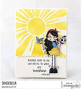 Oddball Snow White - Cling Stamp
