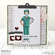 Male Nurse - Cling Stamp
