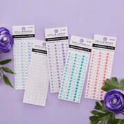 Dimensional Black & White Enamel Dots