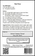 Take Three - Sewing Pattern