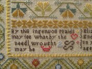 Elizabeth Hicks 1745 - Cross Stitch Pattern