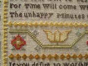 Elizabeth Hicks 1745 - Cross Stitch Pattern