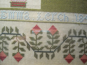 Emma Lerch 1843 - Cross Stitch Pattern
