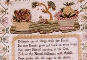 Grazing Sheep circa 1810 - Cross Stitch Pattern