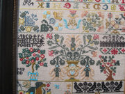 IES German Sampler 1704 - Cross Stitch Pattern