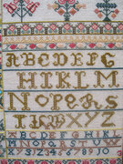 IES German Sampler 1704 - Cross Stitch Pattern