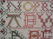 Margret Lawrance 1823 Scottish Sampler - Cross Stitch