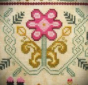Mary McCulloch 1763 - Cross Stitch Pattern, different perspective #2. Select this picture to zoom in