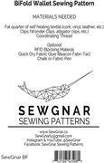 Bifold Wallet - Sewing Pattern