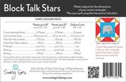 Block Talk Stars - Quilt Pattern
