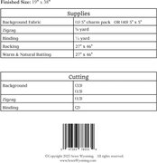 Urban Hospitality Table Runner - Quilt Pattern