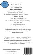 Stasia Quilt As You Go Pouch - Sewing Pattern