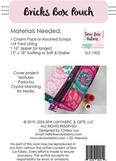 Bricks Box Pouch - Sewing Pattern