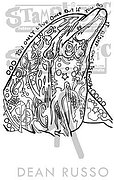 Dolphin - Cling Rubber Stamp