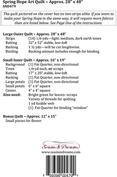 Spring Hope Art Quilt - Quilt Pattern