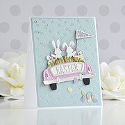 Scattered Flowers Background - Glimmer Hot Foil Plate