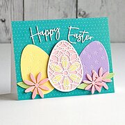 Scattered Flowers Background - Glimmer Hot Foil Plate