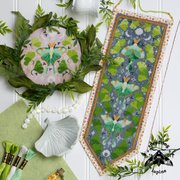 Verdant Reverie - Cross Stitch Pattern, different perspective #1. Select this picture to zoom in