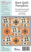 Barn Quilt Pumpkins - Halloween Quilt Pattern, different perspective #1. Select this picture to zoom in