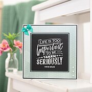 Life Is Too Important - Clear Stamp