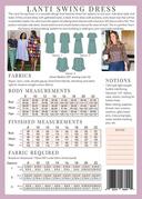 Lanti Swing Dress - Sewing Pattern