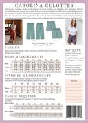 Carolina Culottes - Sewing Pattern