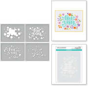 Layered Floral For You - Craft Stencil