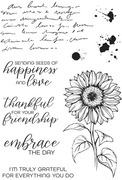 Sunflower Greetings - Clear Stamp Set