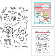 Stampendous FransFormer Snowy Friends - Clear Stamp Set