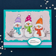 Stampendous FransFormer Snowy Friends - Clear Stamp Set