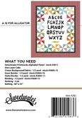 A Is For Alligator - Quilt Pattern