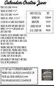 Calendar Crates June - Cross Stitch Pattern