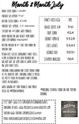 Month 2 Month July - Cross Stitch Pattern