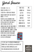 Yard Sauce - Cross Stitch Pattern