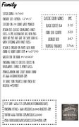 Family - Cross Stitch Pattern