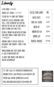 Liberty - July Word Swap - Cross Stitch Pattern