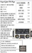 August - Good Old Days Minis - Cross Stitch Pattern