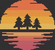 3 Pines - Cross Stitch Pattern