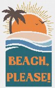 Beach Please - Cross Stitch Pattern