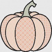 Blackwork Pumpkin - Cross Stitch Pattern