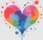 Bright Heart - Cross Stitch Pattern