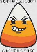 Candy Corn - Halloween Cross Stitch Pattern
