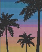 Coconut Sunset - Cross Stitch Pattern