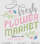 Flower Market - Cross Stitch Pattern