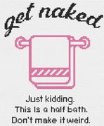 Get Naked - Cross Stitch Pattern