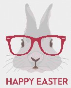 Hipster Easter - Cross Stitch Pattern