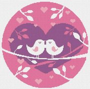 Love Birds - Cross Stitch Pattern